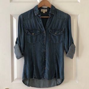 Cloth & Stone button down chambray shirt